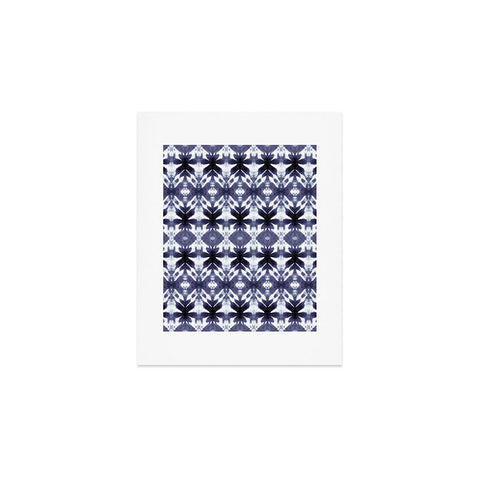 Wagner Campelo SHIBORI TRIBAL BLACK Art Print