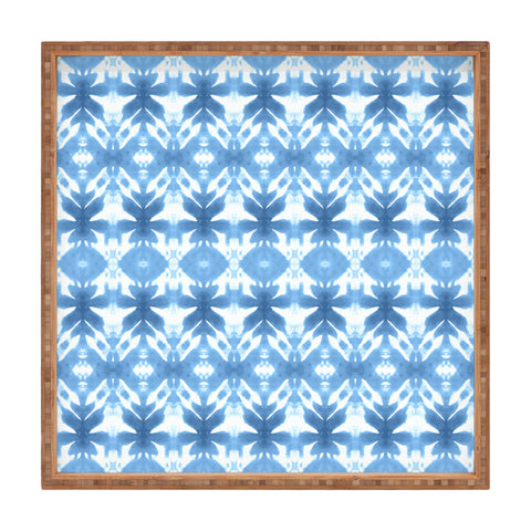 Wagner Campelo SHIBORI TRIBAL DENIM Square Tray