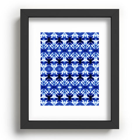 Wagner Campelo SHIBORI TRIBAL INDIGO Recessed Framing Rectangle