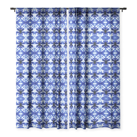 Wagner Campelo SHIBORI TRIBAL INDIGO Sheer Non Repeat