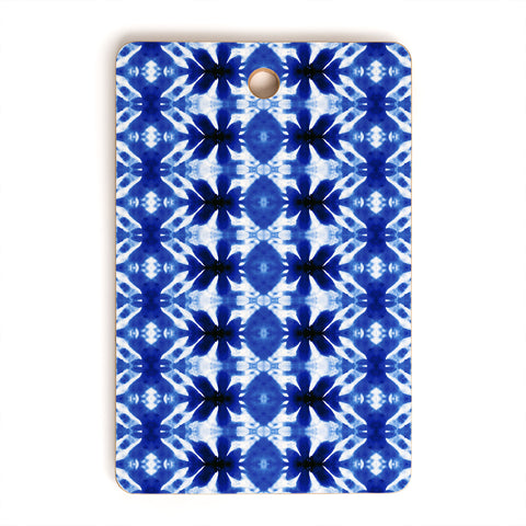 Wagner Campelo SHIBORI TRIBAL INDIGO Cutting Board Rectangle