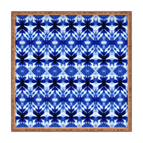Wagner Campelo SHIBORI TRIBAL INDIGO Square Tray