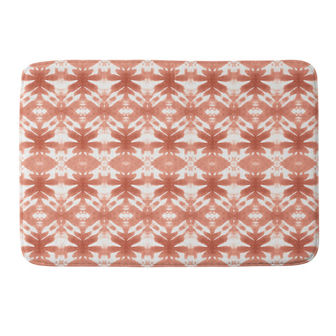 Wagner Campelo SHIBORI TRIBAL ROSE Memory Foam Bath Mat