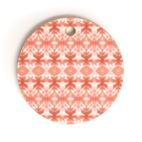 Wagner Campelo SHIBORI TRIBAL ROSE Cutting Board Round