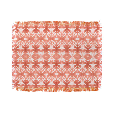 Wagner Campelo SHIBORI TRIBAL ROSE Throw Blanket