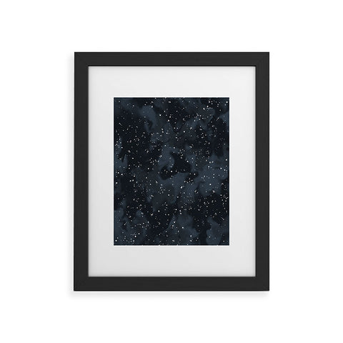 Wagner Campelo SIDEREAL BLACK Framed Art Print