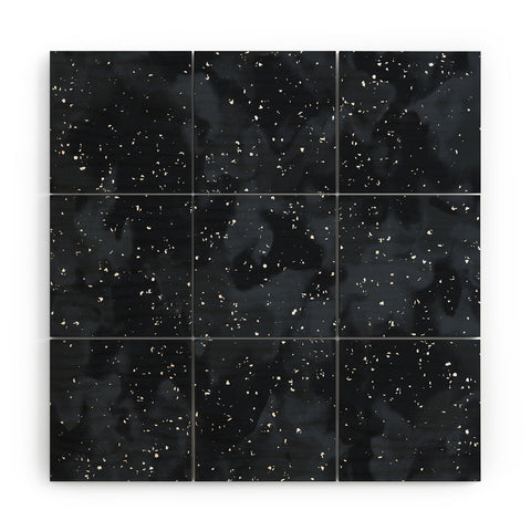 Wagner Campelo SIDEREAL BLACK Wood Wall Mural