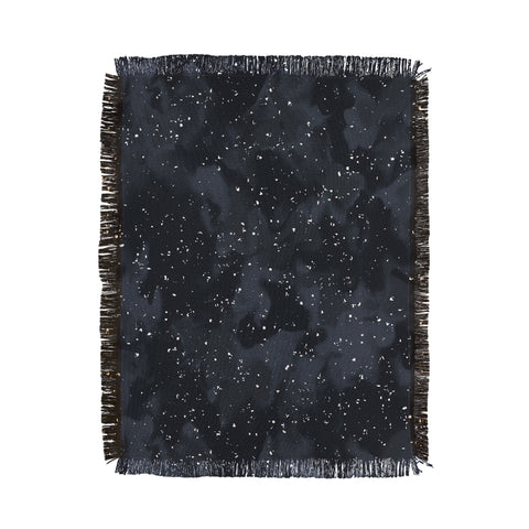Wagner Campelo SIDEREAL BLACK Throw Blanket