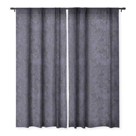 Wagner Campelo SIDEREAL CURRANT Sheer Window Curtain