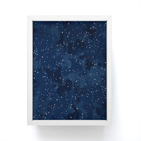 Wagner Campelo SIDEREAL NAVY Framed Mini Art Print