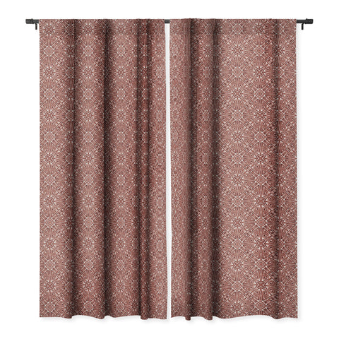 Wagner Campelo TIZNIT Red Blackout Window Curtain