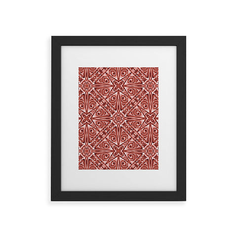 Wagner Campelo TIZNIT Red Framed Art Print