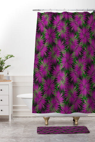 Wagner Campelo Tropic 1 Shower Curtain And Mat