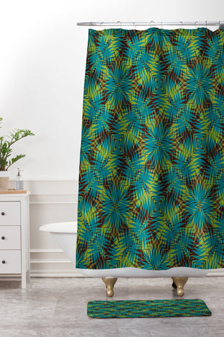 Wagner Campelo Tropic 3 Shower Curtain And Mat
