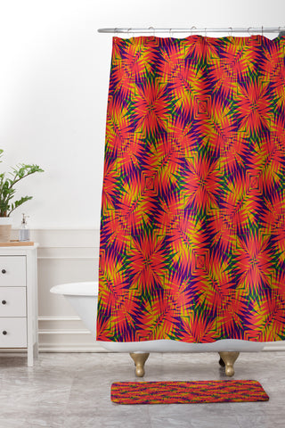 Wagner Campelo Tropic 4 Shower Curtain And Mat