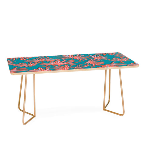 Wagner Campelo TROPIC PALMS BLUE Coffee Table
