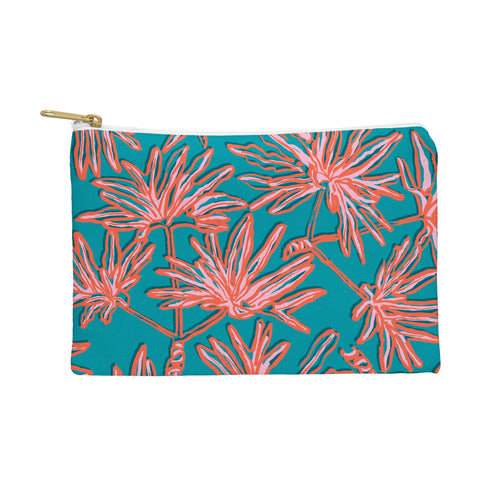 Wagner Campelo TROPIC PALMS BLUE Pouch