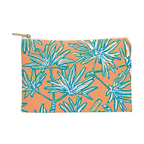 Wagner Campelo TROPIC PALMS ORANGE Pouch
