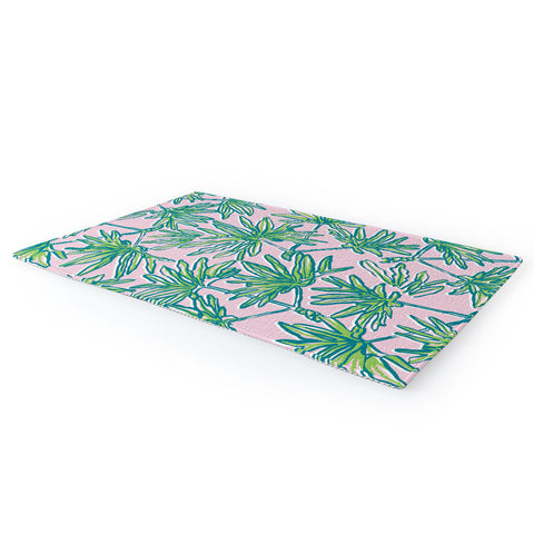 Wagner Campelo TROPIC PALMS ROSE Area Rug