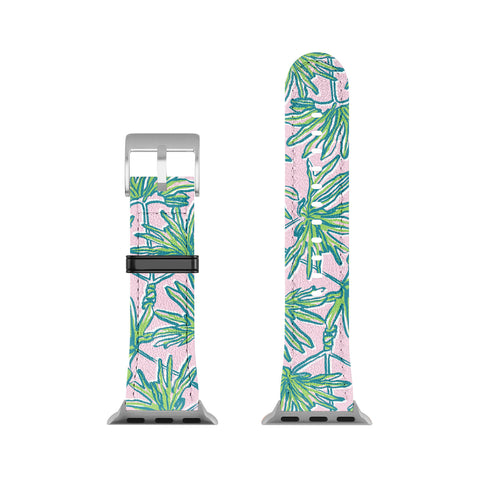 Wagner Campelo TROPIC PALMS ROSE Apple Watch Band