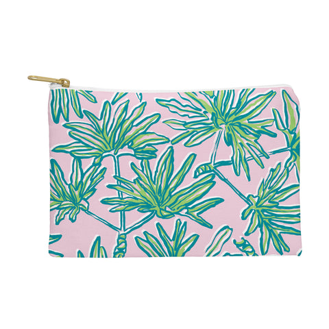 Wagner Campelo TROPIC PALMS ROSE Pouch