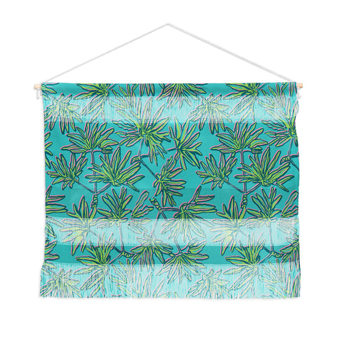 Wagner Campelo TROPIC PALMS TURQUOISE Wall Hanging Landscape