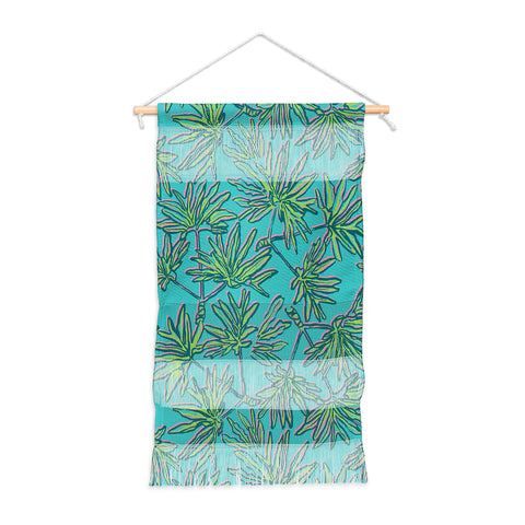 Wagner Campelo TROPIC PALMS TURQUOISE Wall Hanging Portrait