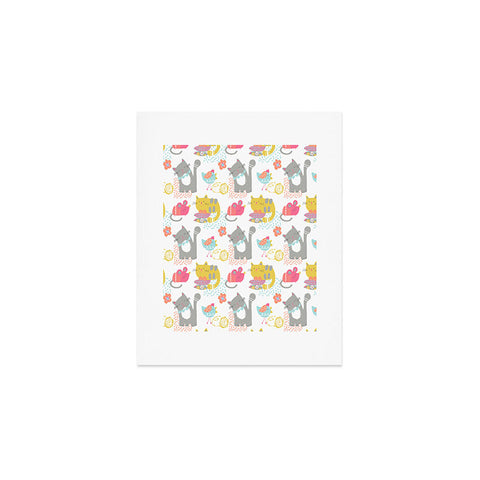 Wendy Kendall Cat And Mouse Art Print