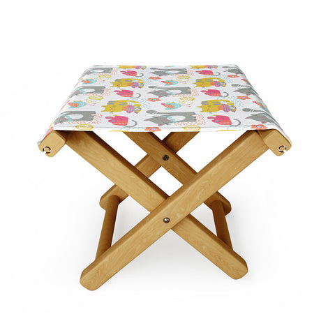 Wendy Kendall Cat And Mouse Folding Stool