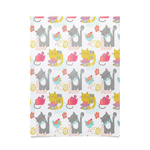 Wendy Kendall Cat And Mouse Poster