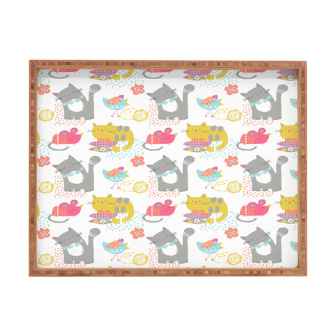 Wendy Kendall Cat And Mouse Rectangular Tray