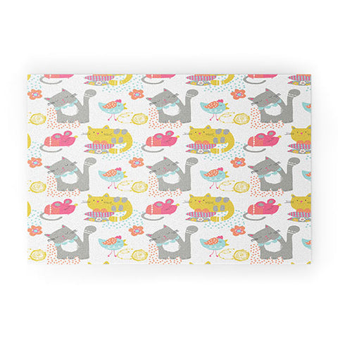 Wendy Kendall Cat And Mouse Welcome Mat