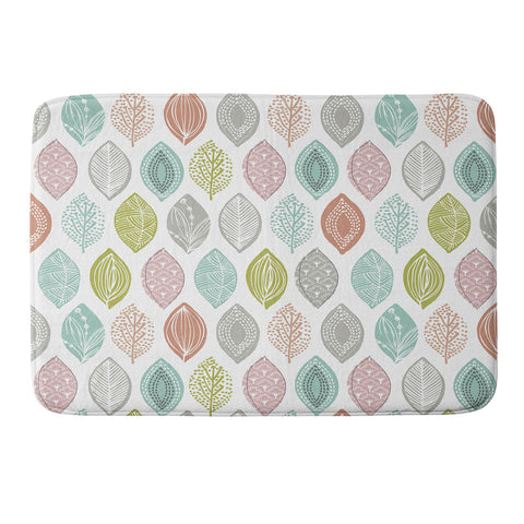 Wendy Kendall Leaf Pod Memory Foam Bath Mat