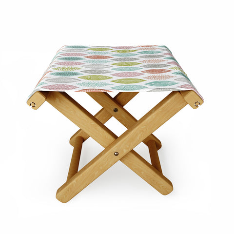 Wendy Kendall Leaf Pod Folding Stool