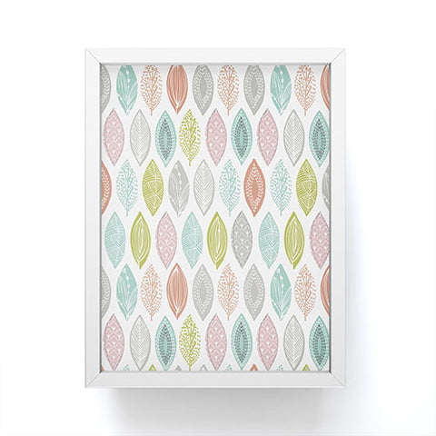 Wendy Kendall Leaf Pod Framed Mini Art Print