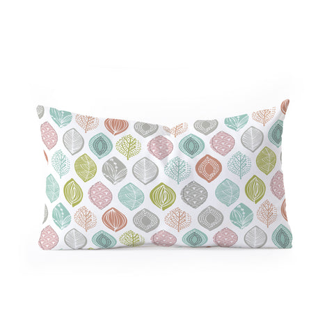 Wendy Kendall Leaf Pod Oblong Throw Pillow