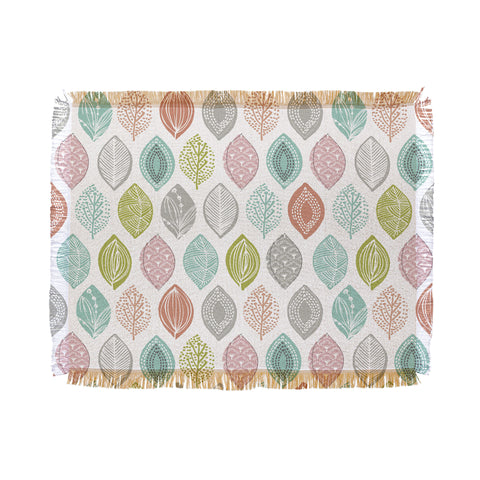 Wendy Kendall Leaf Pod Throw Blanket
