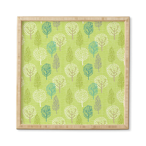 Wendy Kendall Linen Tree Framed Wall Art