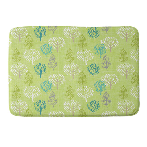 Wendy Kendall Linen Tree Memory Foam Bath Mat
