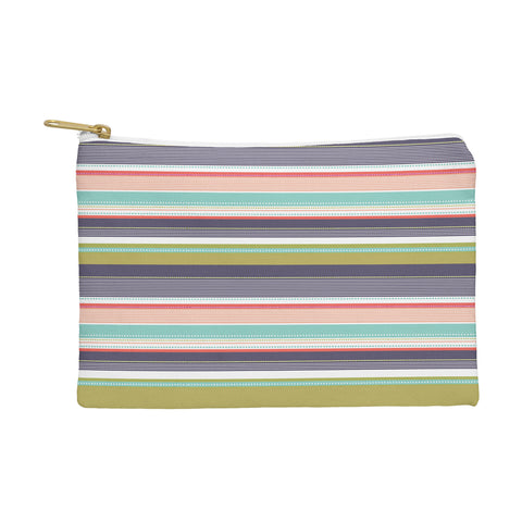 Wendy Kendall Multi Stripe Pouch