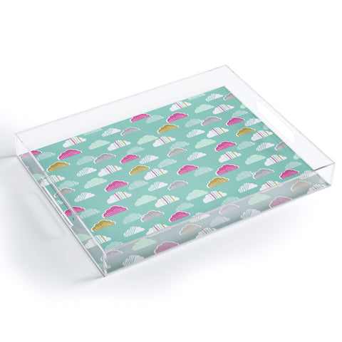 Wendy Kendall Petite Clouds Acrylic Tray