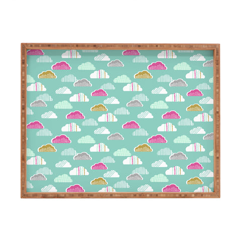 Wendy Kendall Petite Clouds Rectangular Tray