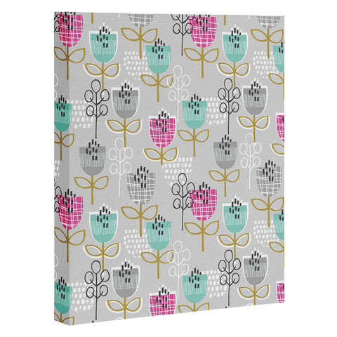 Wendy Kendall Petite Street Floral Art Canvas