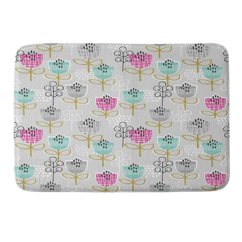 Wendy Kendall Petite Street Floral Memory Foam Bath Mat