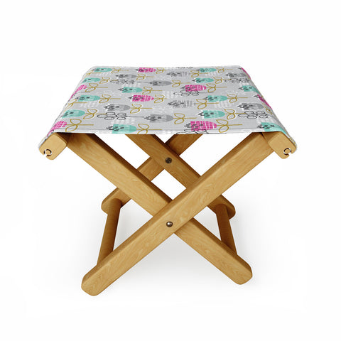 Wendy Kendall Petite Street Floral Folding Stool