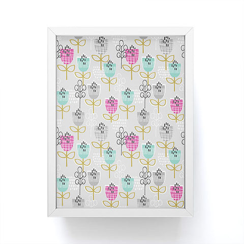 Wendy Kendall Petite Street Floral Framed Mini Art Print