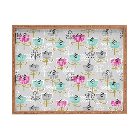 Wendy Kendall Petite Street Floral Rectangular Tray