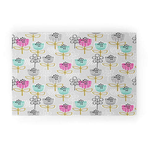 Wendy Kendall Petite Street Floral Welcome Mat