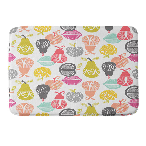 Wendy Kendall Retro Fruit Memory Foam Bath Mat