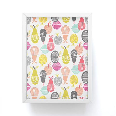 Wendy Kendall Retro Fruit Framed Mini Art Print